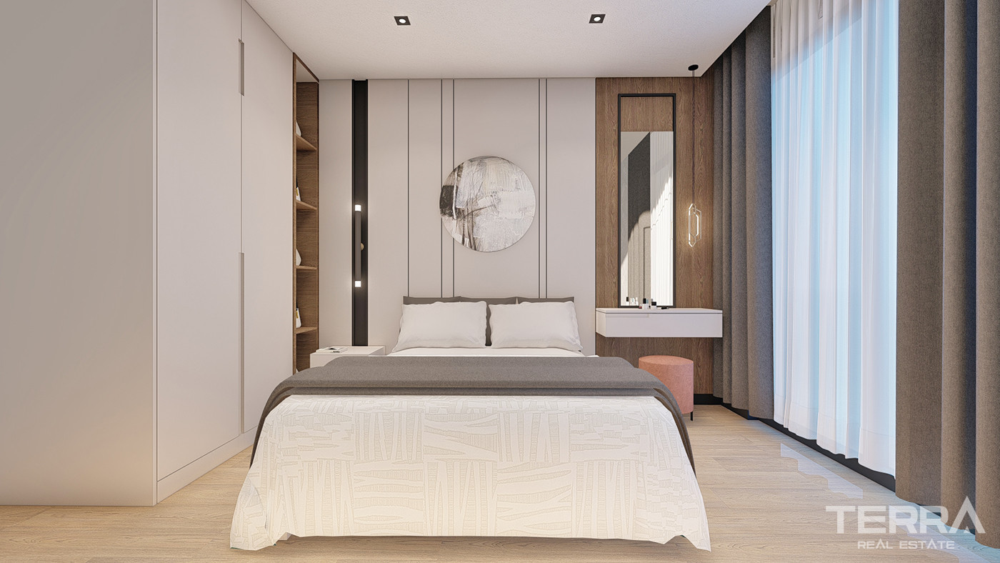 Bargain Apartments in Alanya, Avsallar with Rich Social Amenities - 61213
