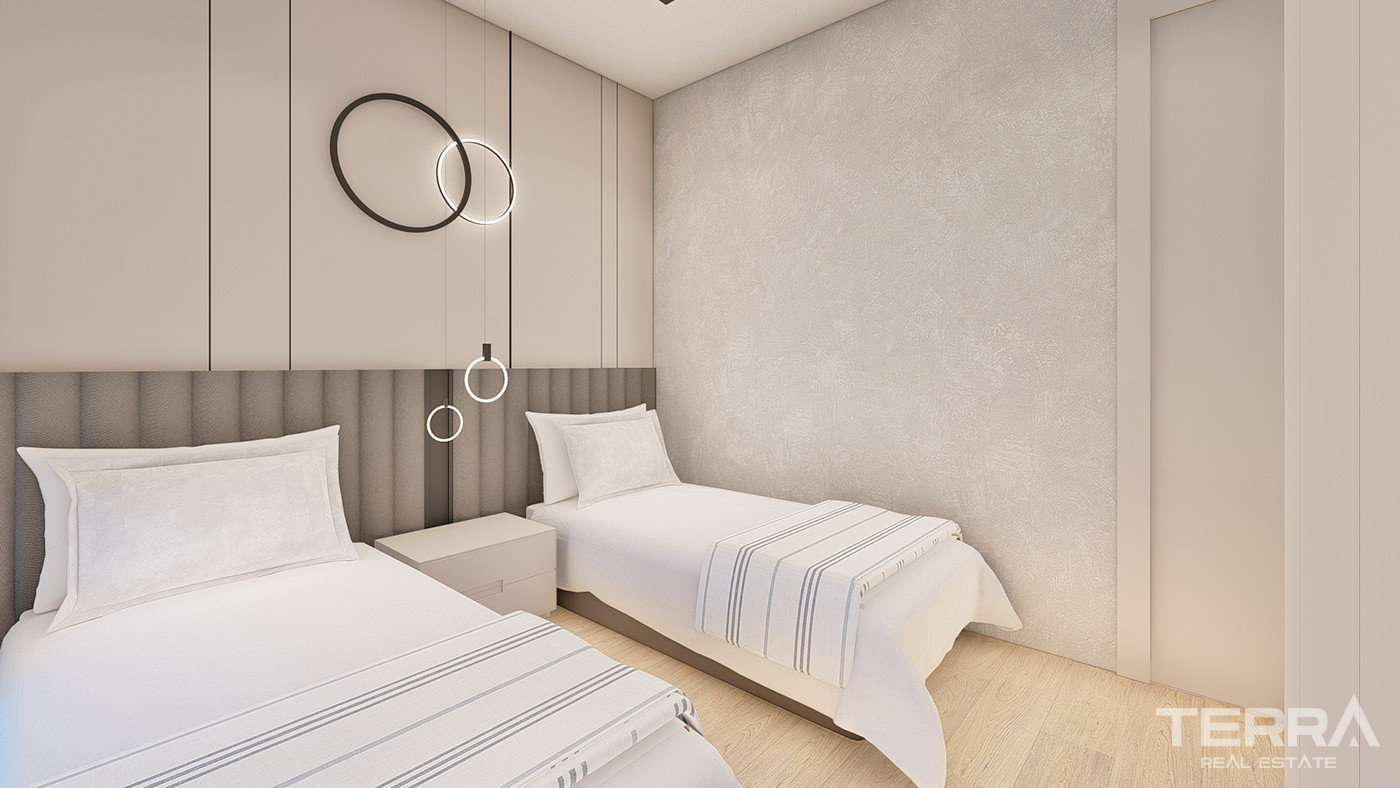 Bargain Apartments in Alanya, Avsallar with Rich Social Amenities - 61216