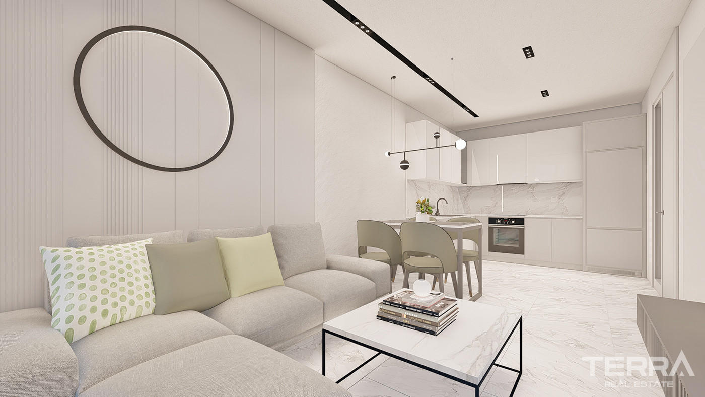 Bargain Apartments in Alanya, Avsallar with Rich Social Amenities - 61222