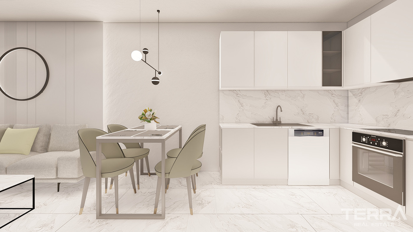 Bargain Apartments in Alanya, Avsallar with Rich Social Amenities - 61225