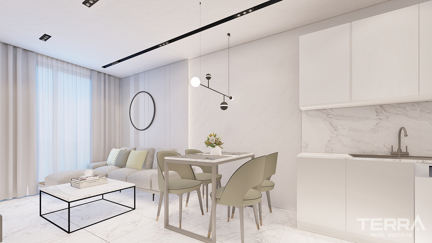 Bargain Apartments in Alanya, Avsallar with Rich Social Amenities - 61226