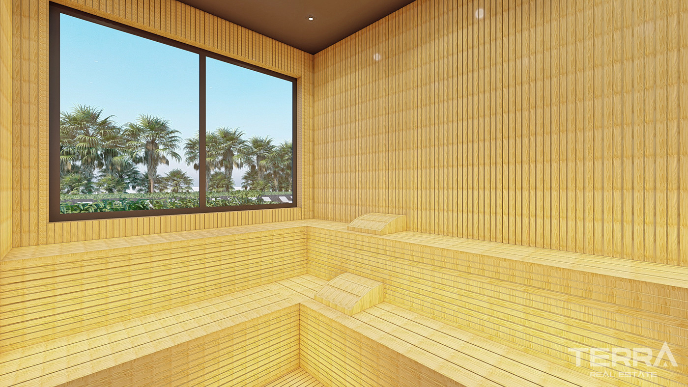 Bargain Apartments in Alanya, Avsallar with Rich Social Amenities - 61227