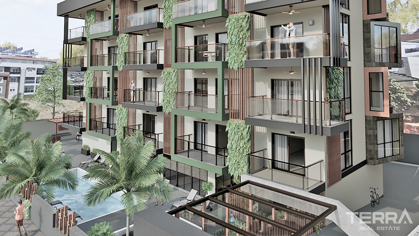 Luxury Apartments Close to Amenities and Shopping Areas in Alanya, Oba