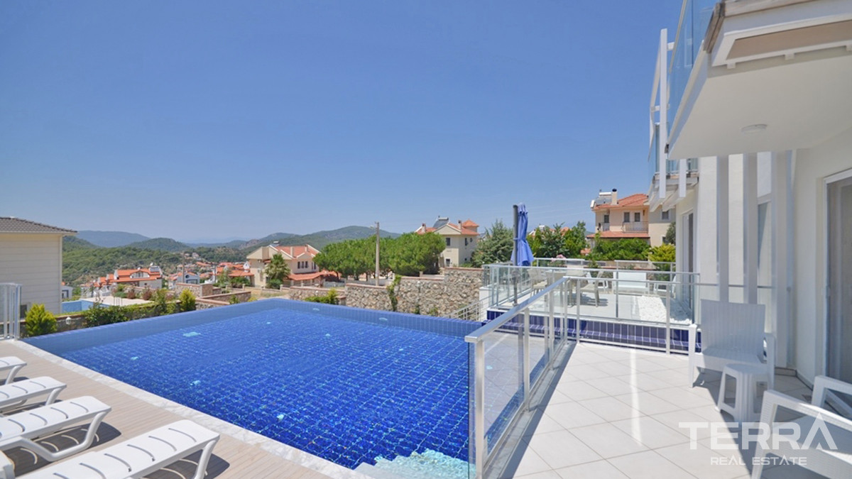 Luxury Villa with Infinity Pool and Sea View in Fethiye, Ovacık - 56223
