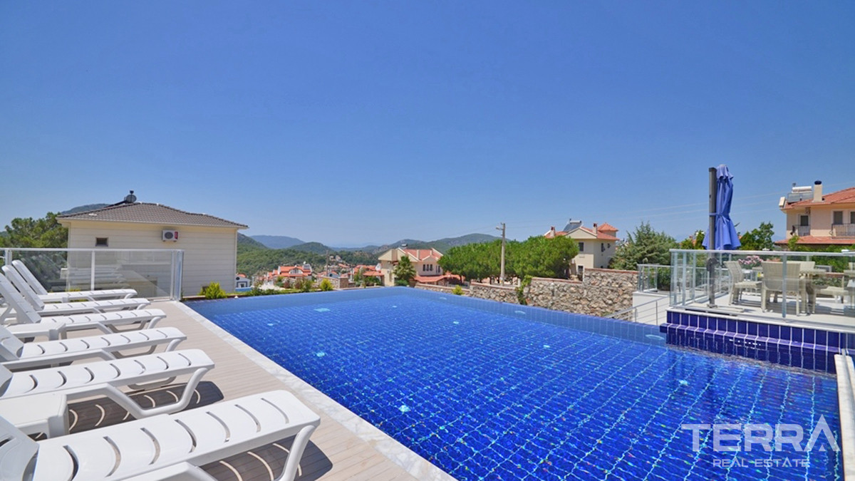 Luxury Villa with Infinity Pool and Sea View in Fethiye, Ovacık - 56224