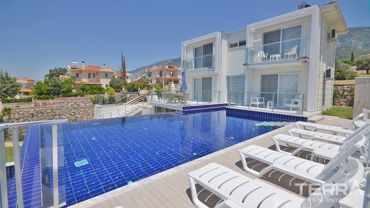 Luxury Villa with Infinity Pool and Sea View in Fethiye, Ovacık - 56227