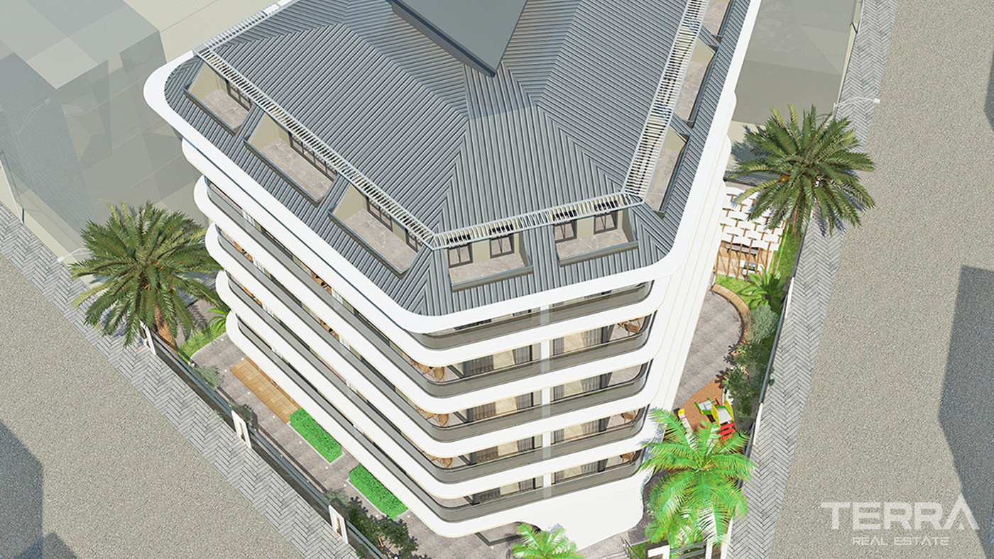 Investment Apartments with Rich Facilities in the Heart of Alanya - 56285
