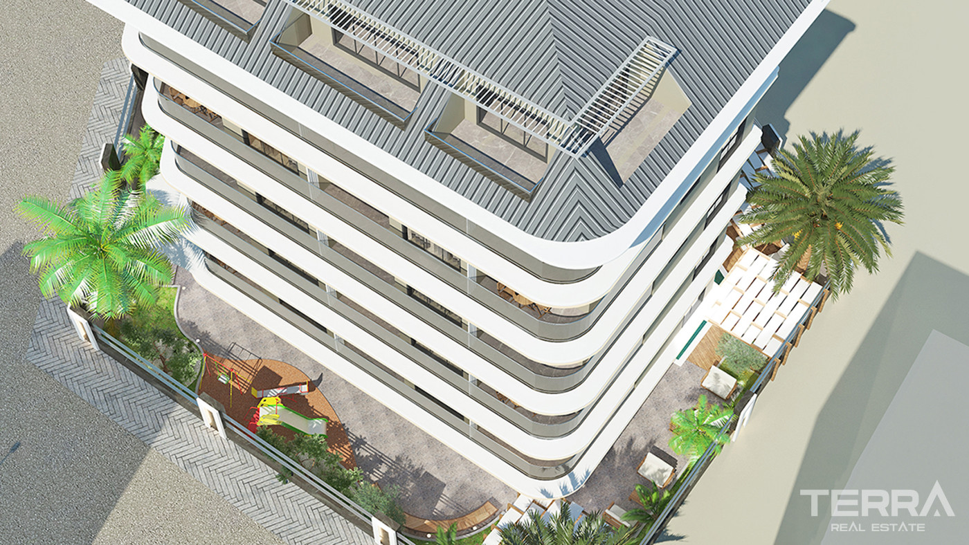 Investment Apartments with Rich Facilities in the Heart of Alanya - 56286
