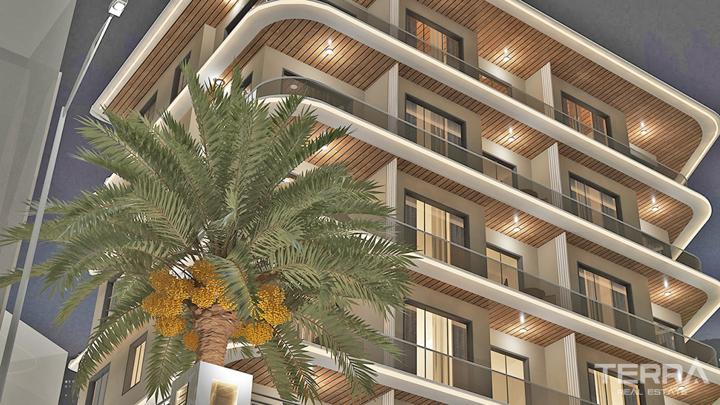 Investment Apartments with Rich Facilities in the Heart of Alanya - 56287
