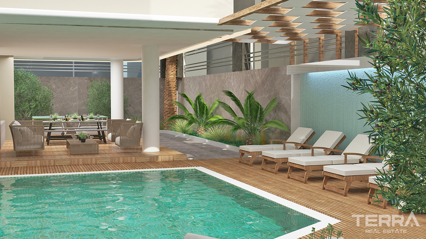 Investment Apartments with Rich Facilities in the Heart of Alanya - 56289