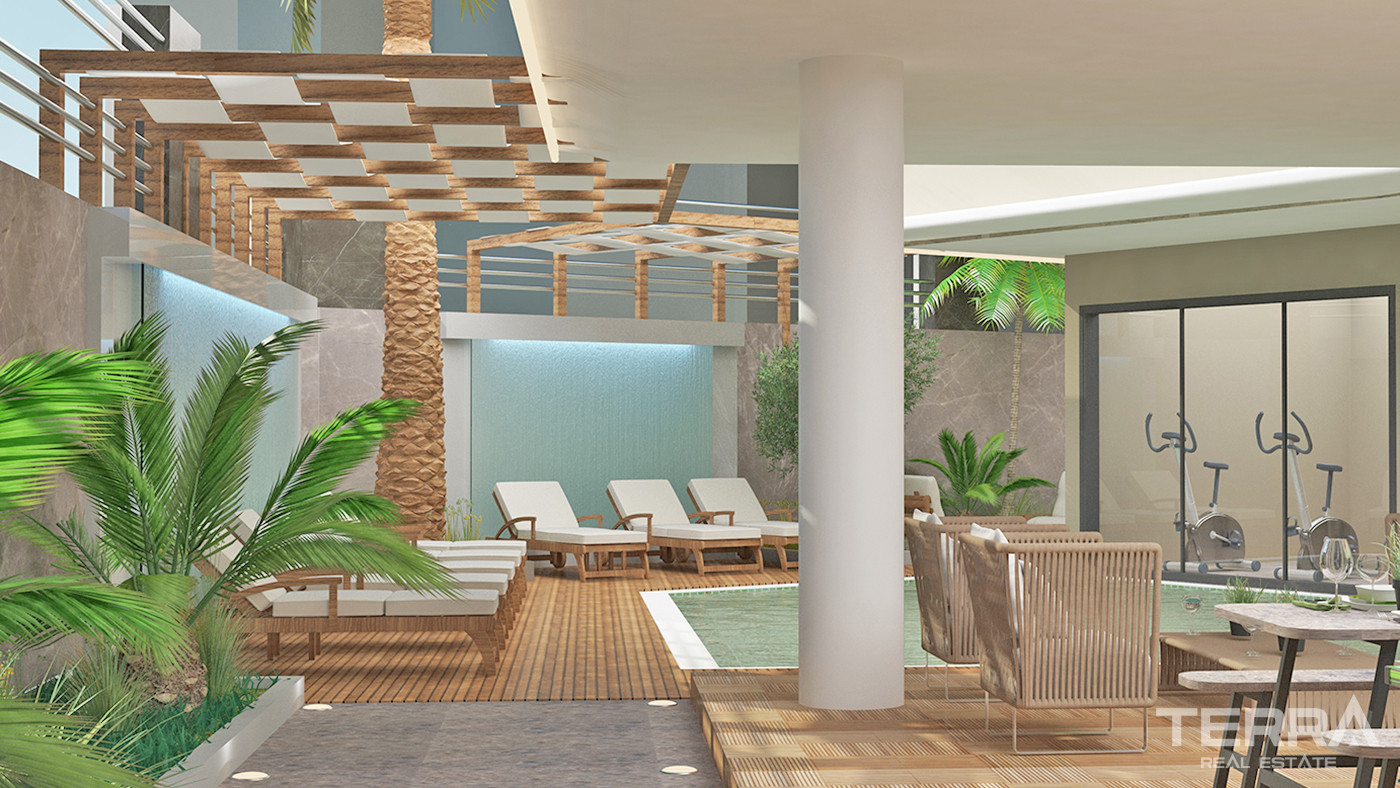 Investment Apartments with Rich Facilities in the Heart of Alanya - 56290