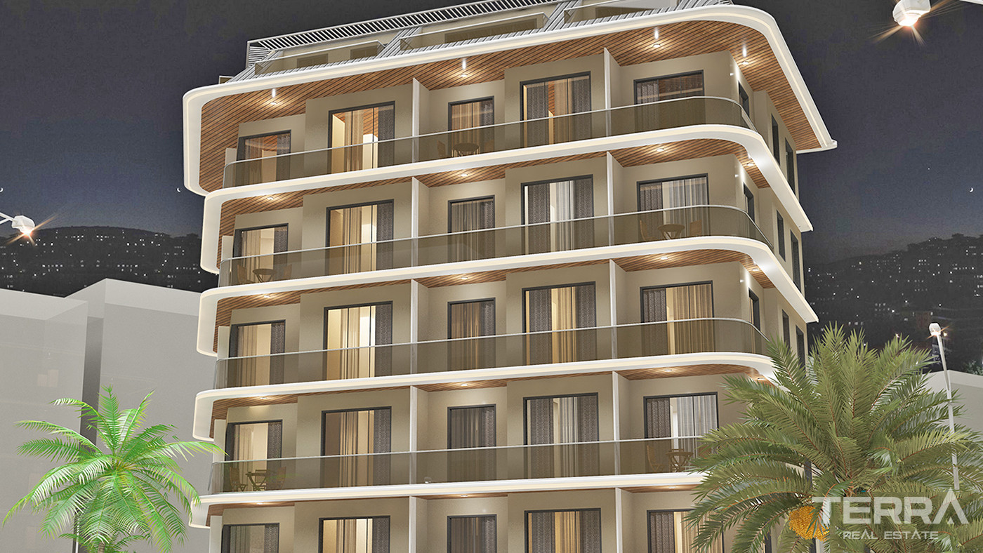 Investment Apartments with Rich Facilities in the Heart of Alanya - 56296