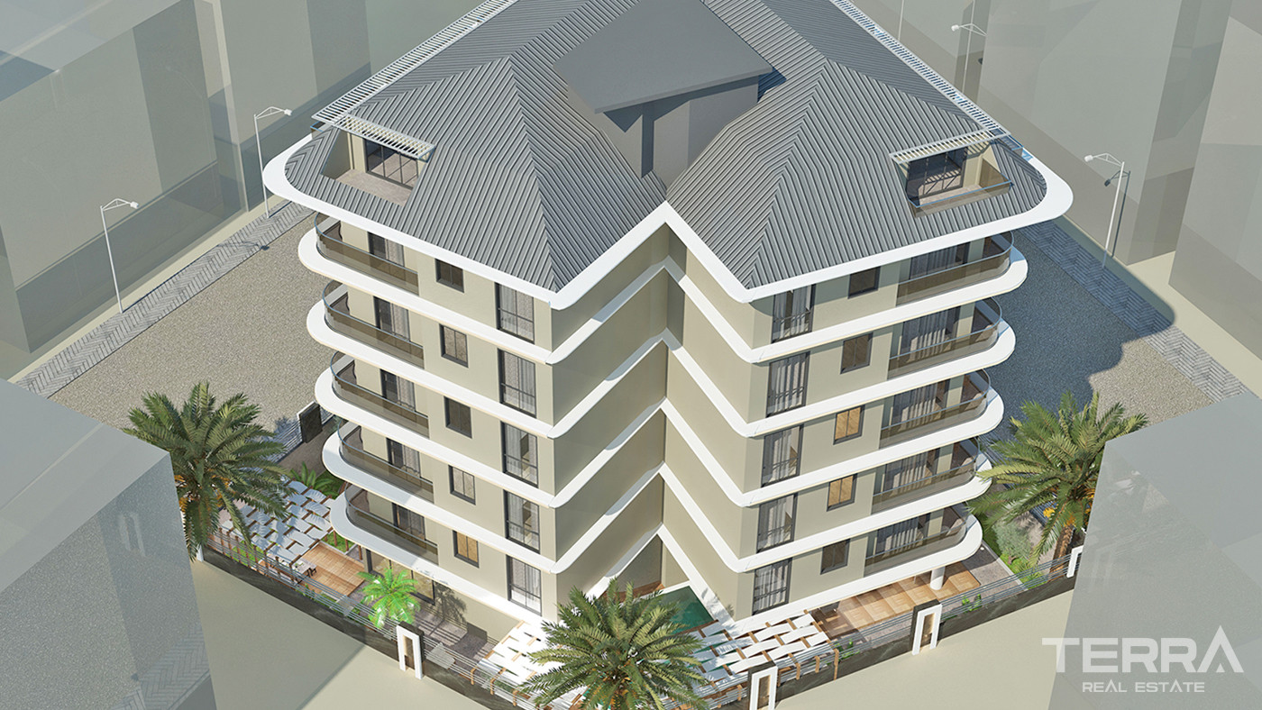 Investment Apartments with Rich Facilities in the Heart of Alanya - 56297