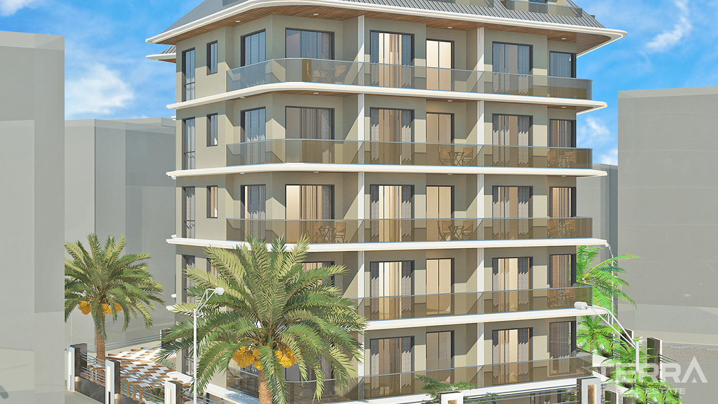 Investment Apartments with Rich Facilities in the Heart of Alanya - 56299