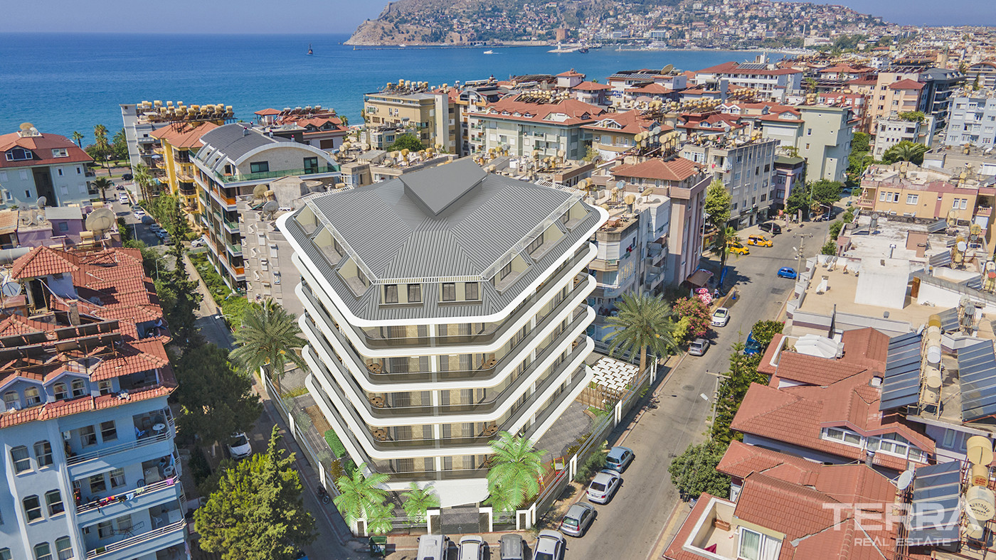 Investment Apartments with Rich Facilities in the Heart of Alanya - 56308