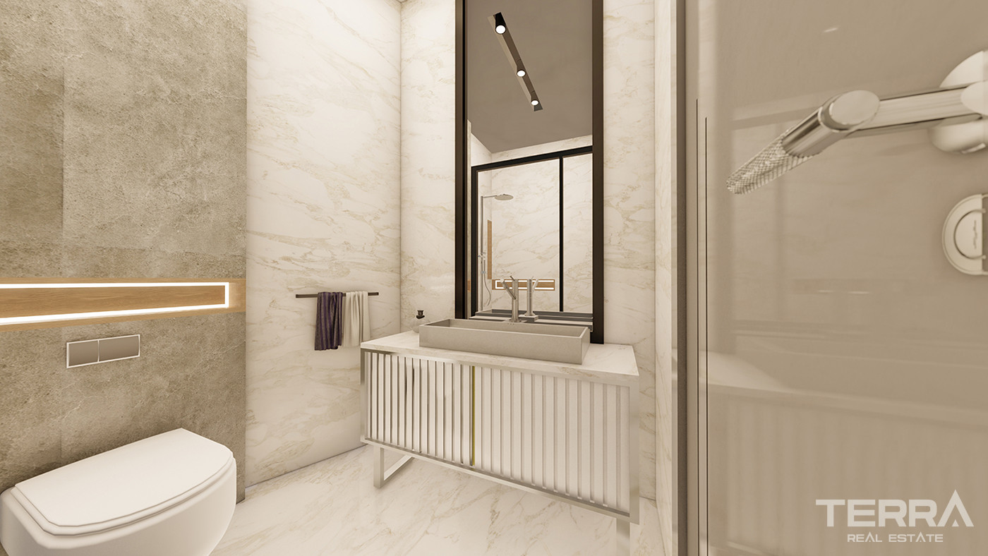 Investment Apartments with Rich Facilities in the Heart of Alanya - 56319