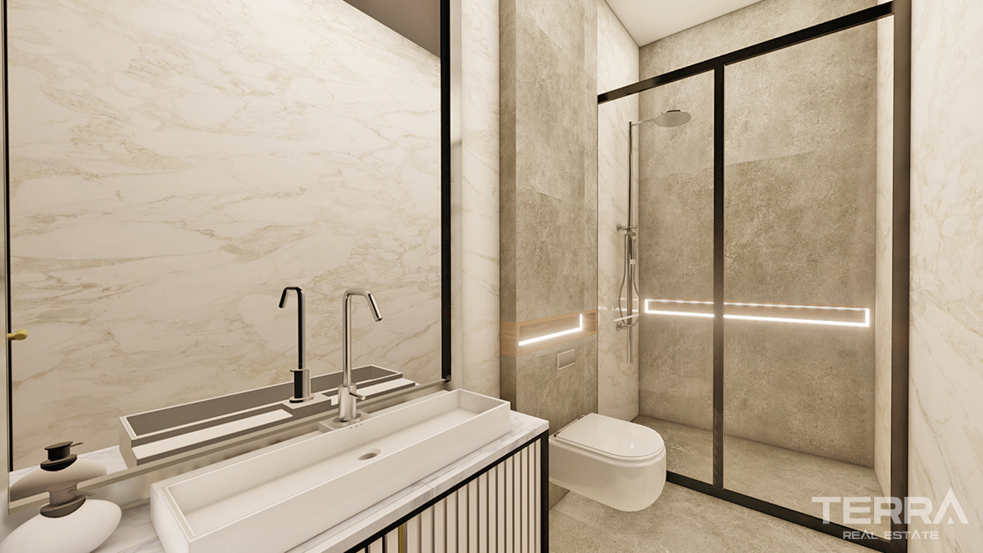 Investment Apartments with Rich Facilities in the Heart of Alanya - 56330