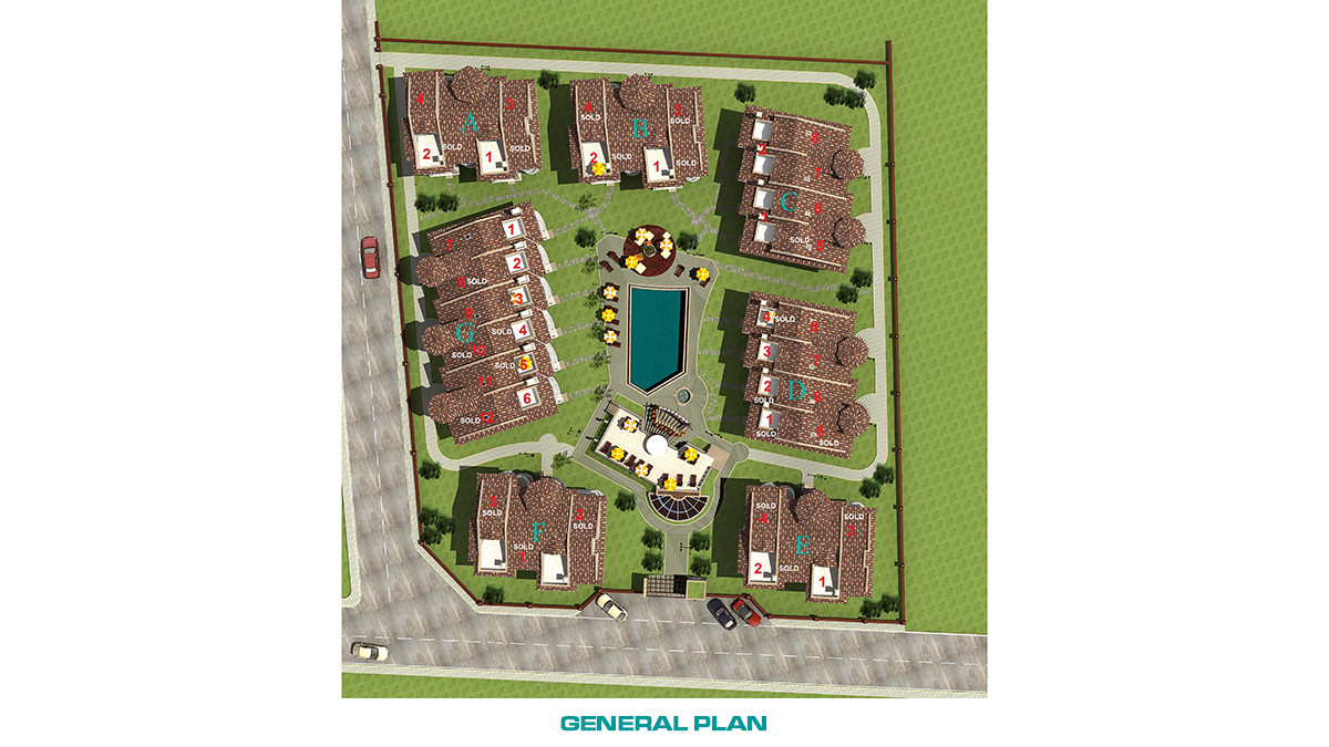 Resale Apartments in Fethiye, Çalış, Walking Distance to the Beach - 56434