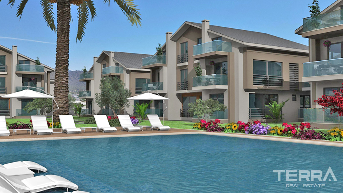 Luxury Apartments in Fethiye, Çalış 500 m to the Beach