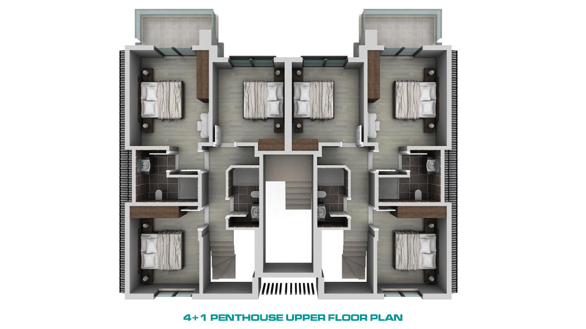 Luxury Apartments in Fethiye, Çalış 500 m to the Beach - 56469