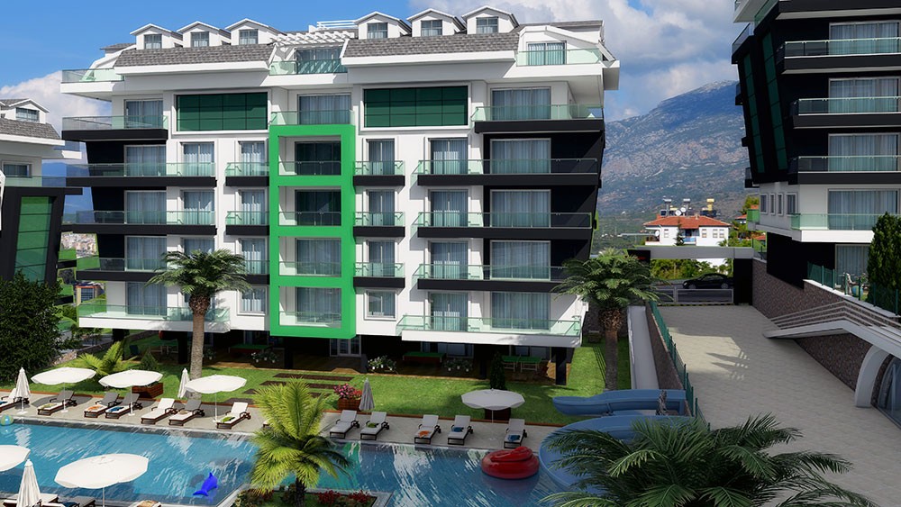 Luxus-Meerblick-Apartments in Kargicak, Alanya - 1133