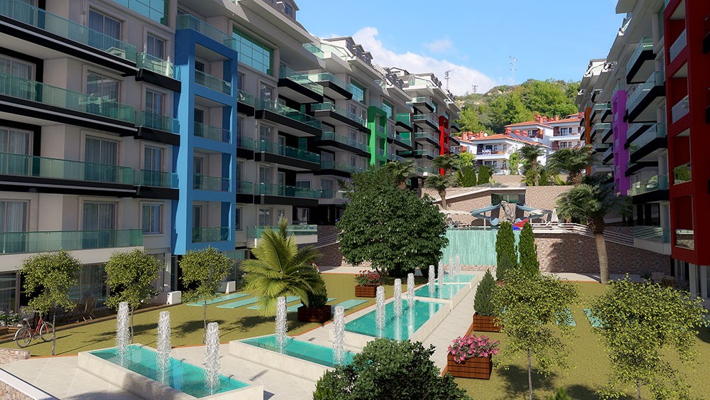 Luxus-Meerblick-Apartments in Kargicak, Alanya - 1137