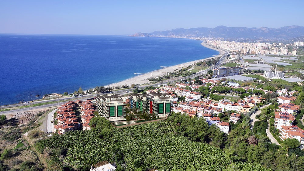 Luxus-Meerblick-Apartments in Kargicak, Alanya - 1141