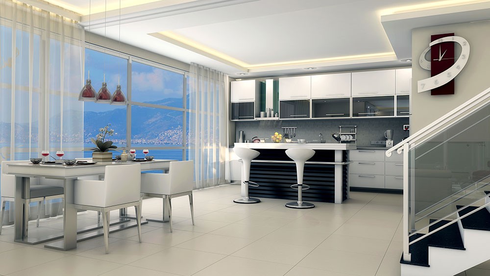 Luxus-Meerblick-Apartments in Kargicak, Alanya - 1164