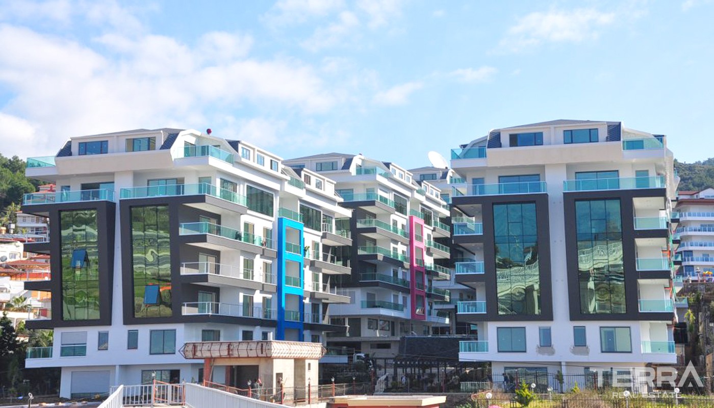 Luxus-Meerblick-Apartments in Kargicak, Alanya - 12601