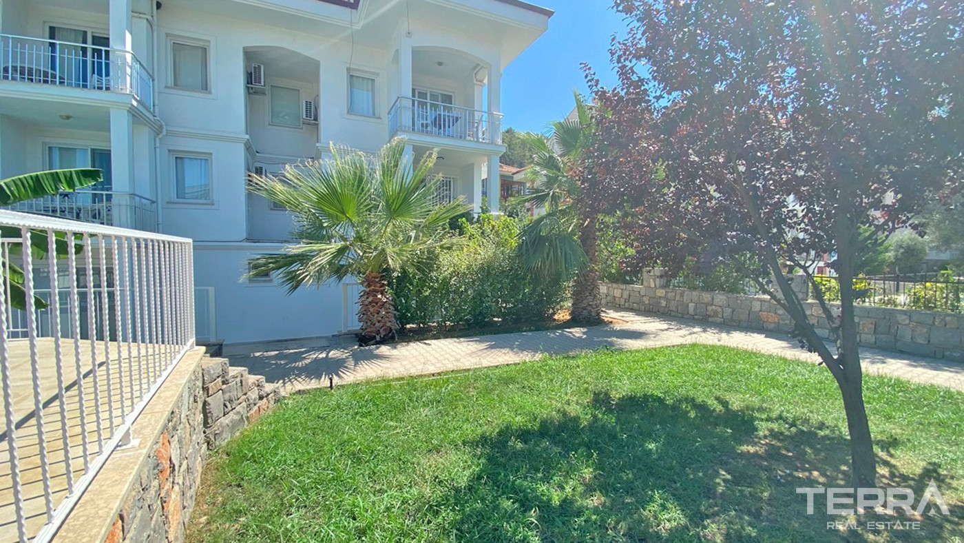 Resale Apartment with Pool and Mountain View in Fethiye, Hisarönü - 56541