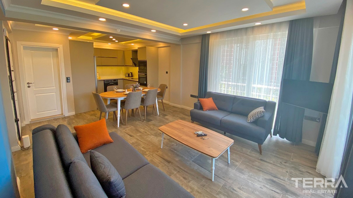 Resale Apartment with Pool and Mountain View in Fethiye, Hisarönü - 56547