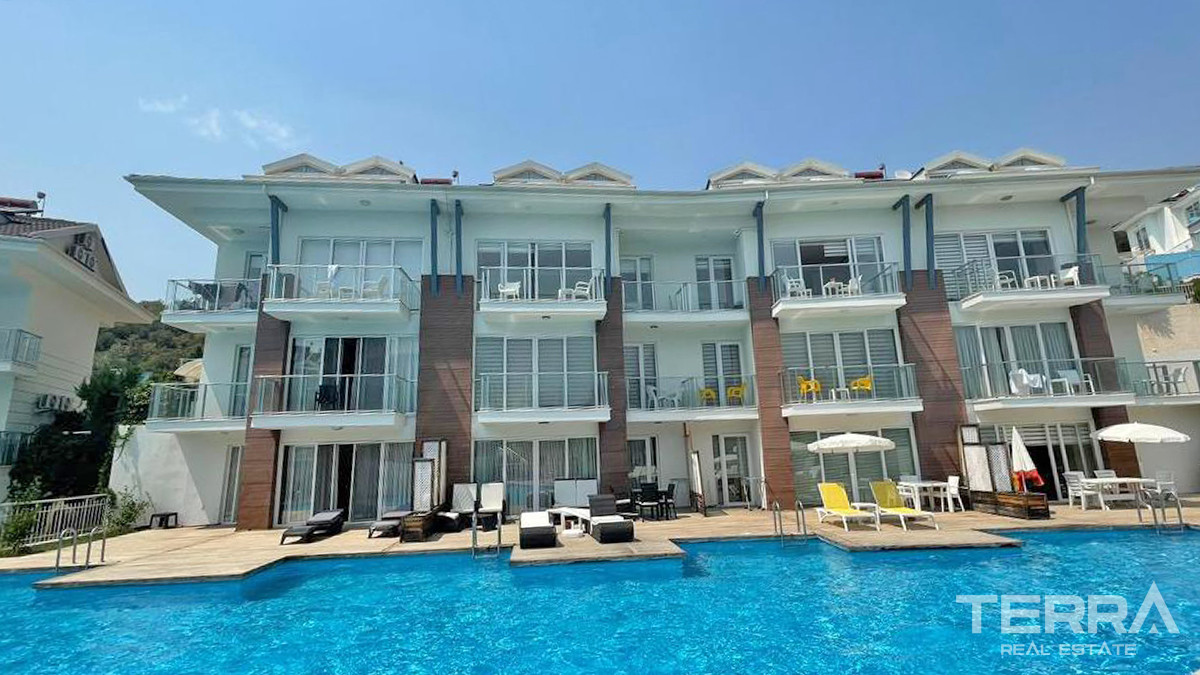 Resale 2-Bedroom Penthouse Apartment with Pool in Fethiye Ovacık - 56601