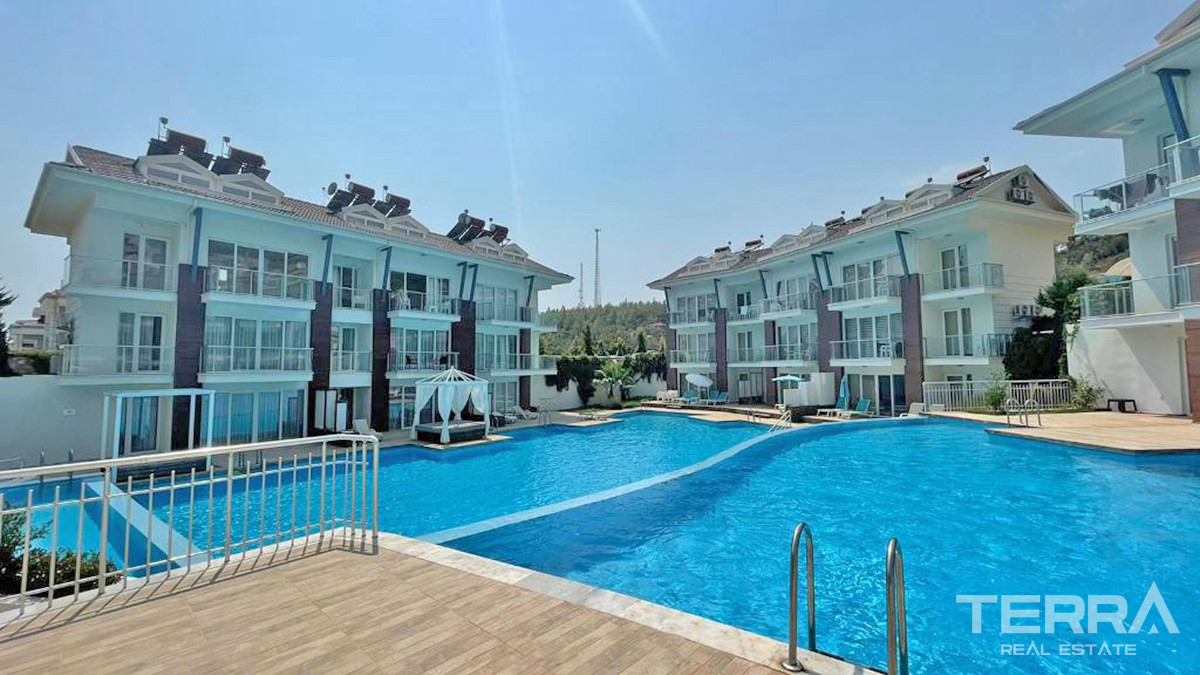 Resale 2-Bedroom Penthouse Apartment with Pool in Fethiye Ovacık - 56602