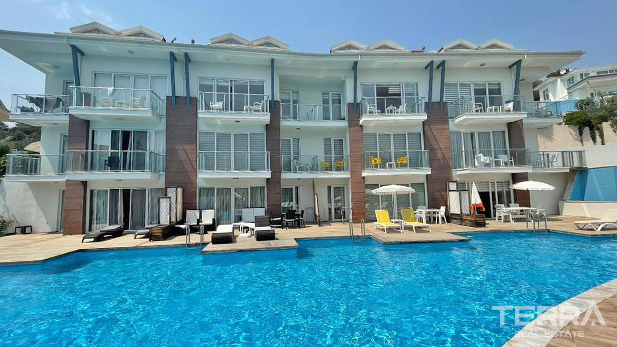 Resale 2-Bedroom Penthouse Apartment with Pool in Fethiye Ovacık - 56603