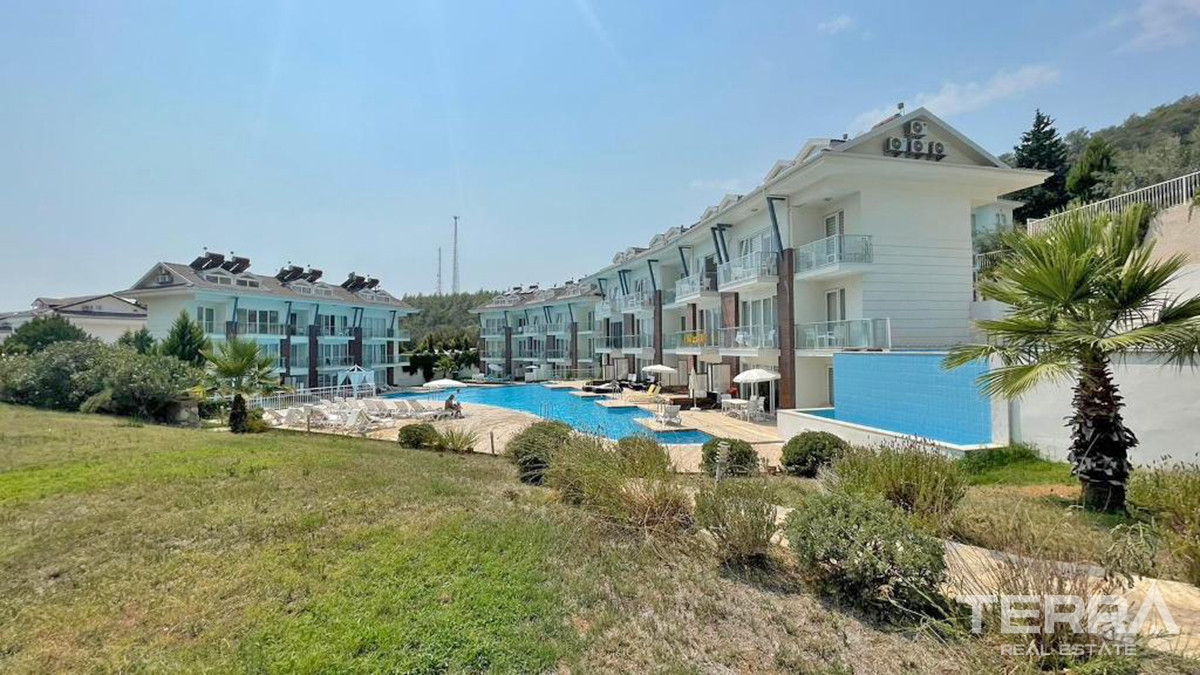 Resale 2-Bedroom Penthouse Apartment with Pool in Fethiye Ovacık - 56609