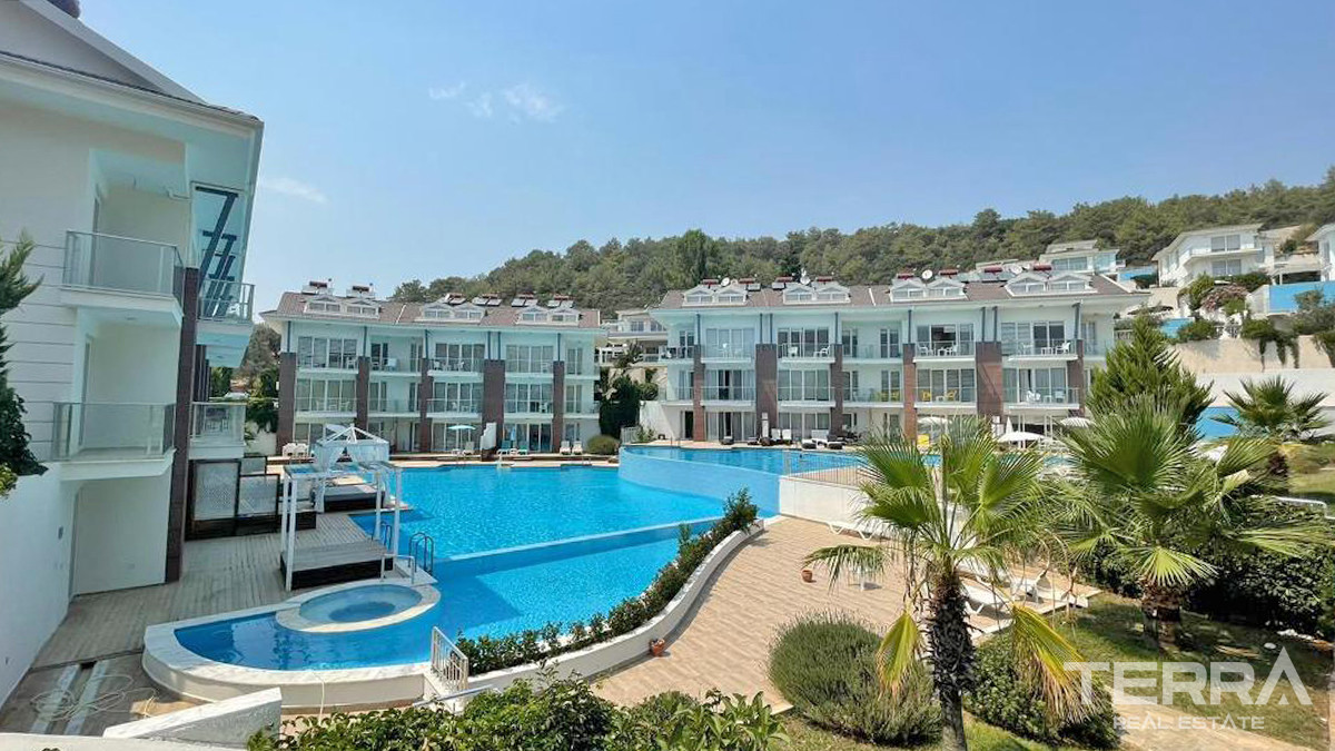 Resale 2-Bedroom Penthouse Apartment with Pool in Fethiye Ovacık - 56608