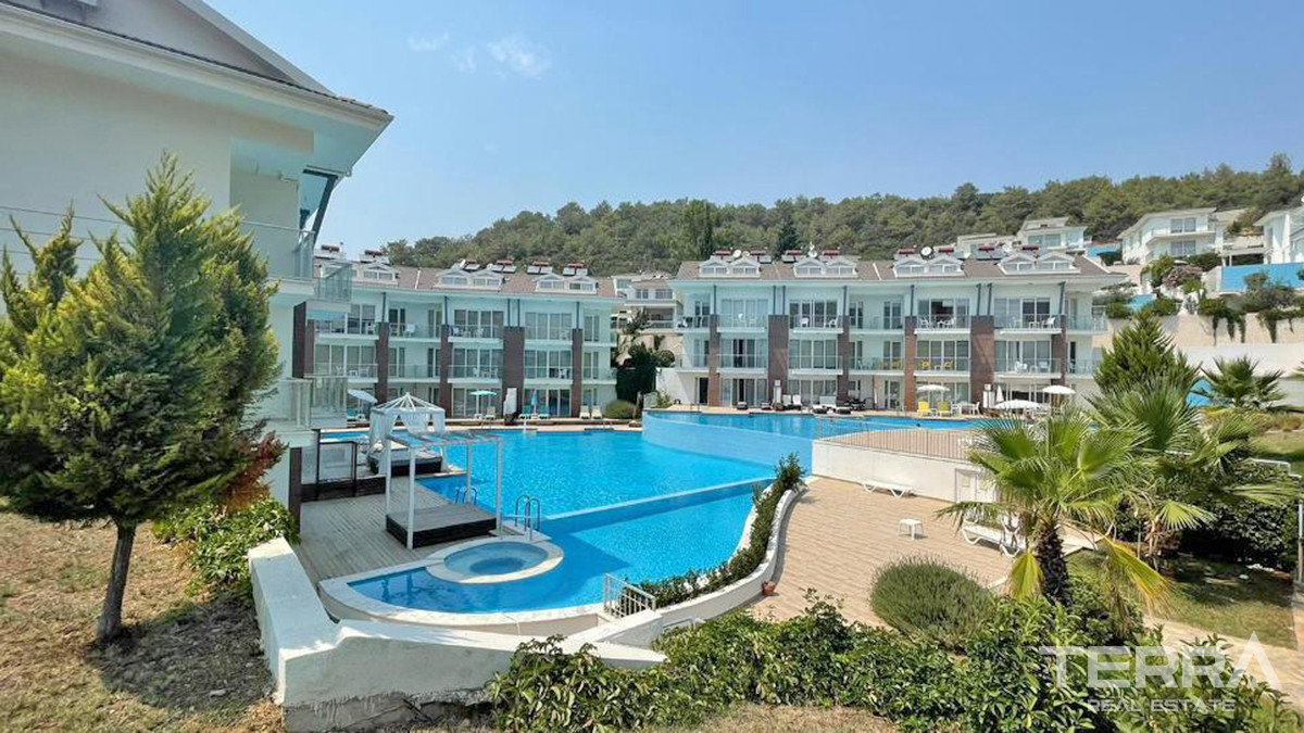 Resale 2-Bedroom Penthouse Apartment with Pool in Fethiye Ovacık - 56610