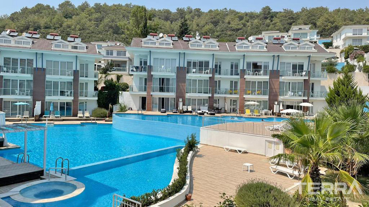 Resale 2-Bedroom Penthouse Apartment with Pool in Fethiye Ovacık