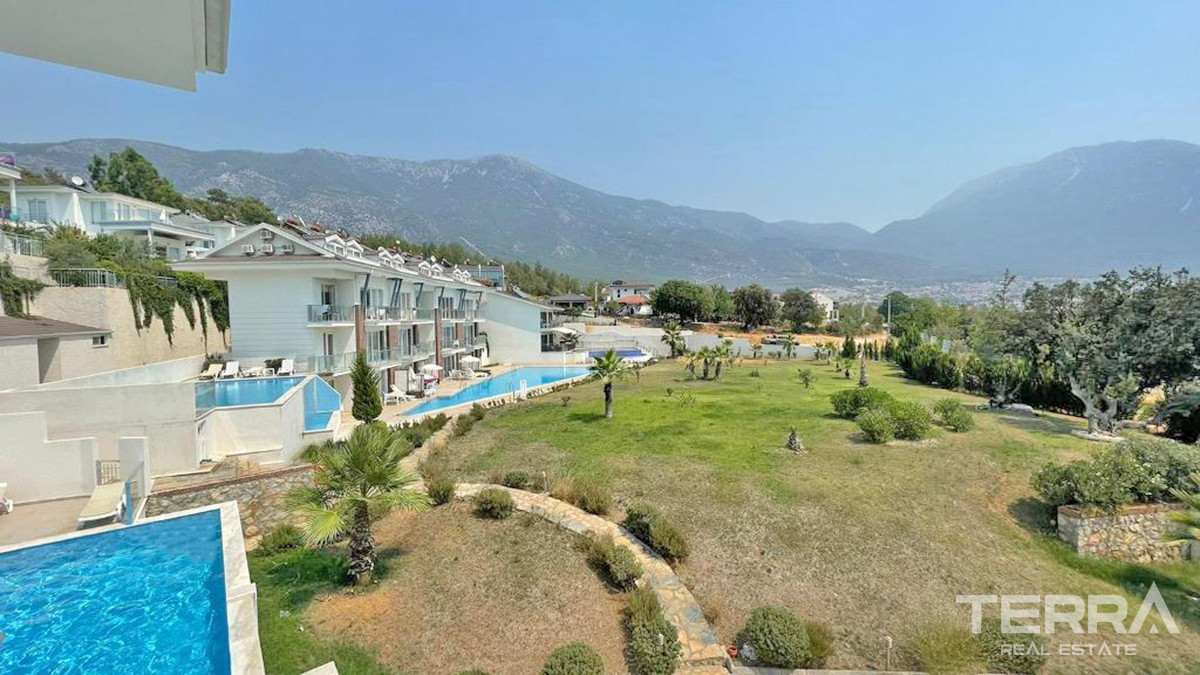 Resale 2-Bedroom Penthouse Apartment with Pool in Fethiye Ovacık - 56612