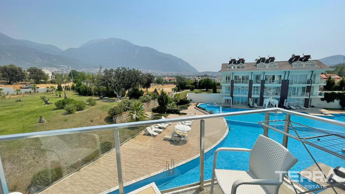 Resale 2-Bedroom Penthouse Apartment with Pool in Fethiye Ovacık - 56616