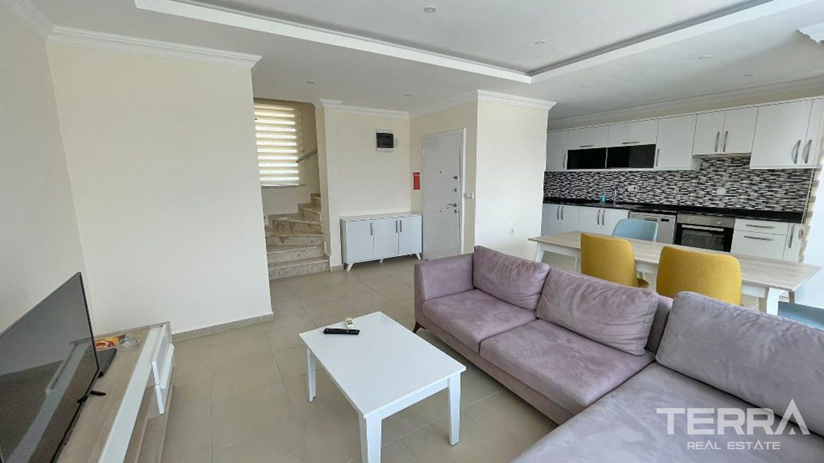 Resale 2-Bedroom Penthouse Apartment with Pool in Fethiye Ovacık - 56618