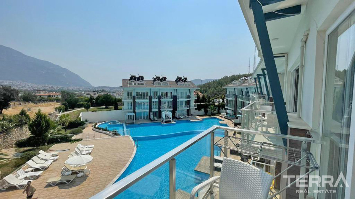 Resale 2-Bedroom Penthouse Apartment with Pool in Fethiye Ovacık - 56619