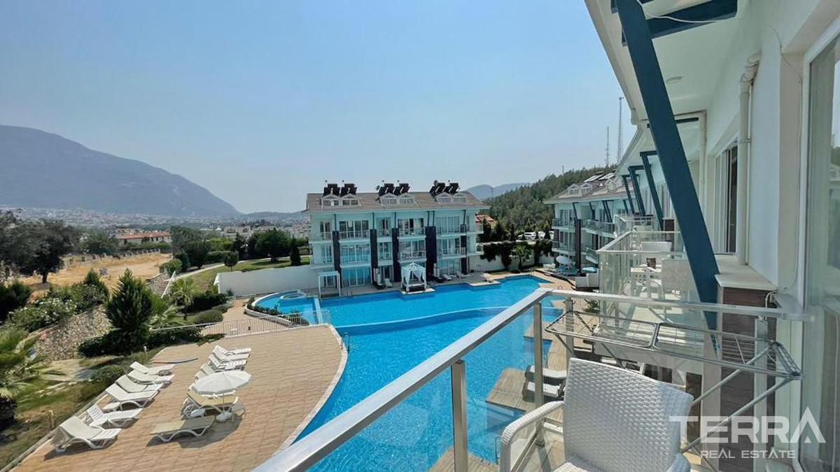 Resale 2-Bedroom Penthouse Apartment with Pool in Fethiye Ovacık - 56628