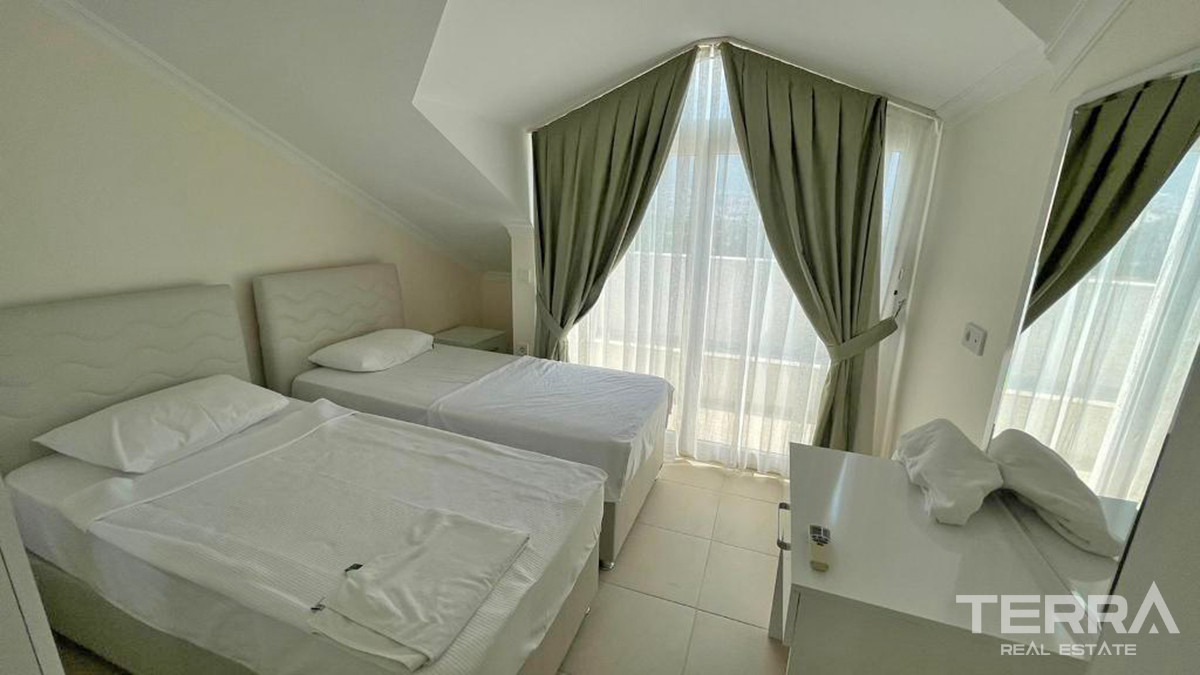 Resale 2-Bedroom Penthouse Apartment with Pool in Fethiye Ovacık - 56629