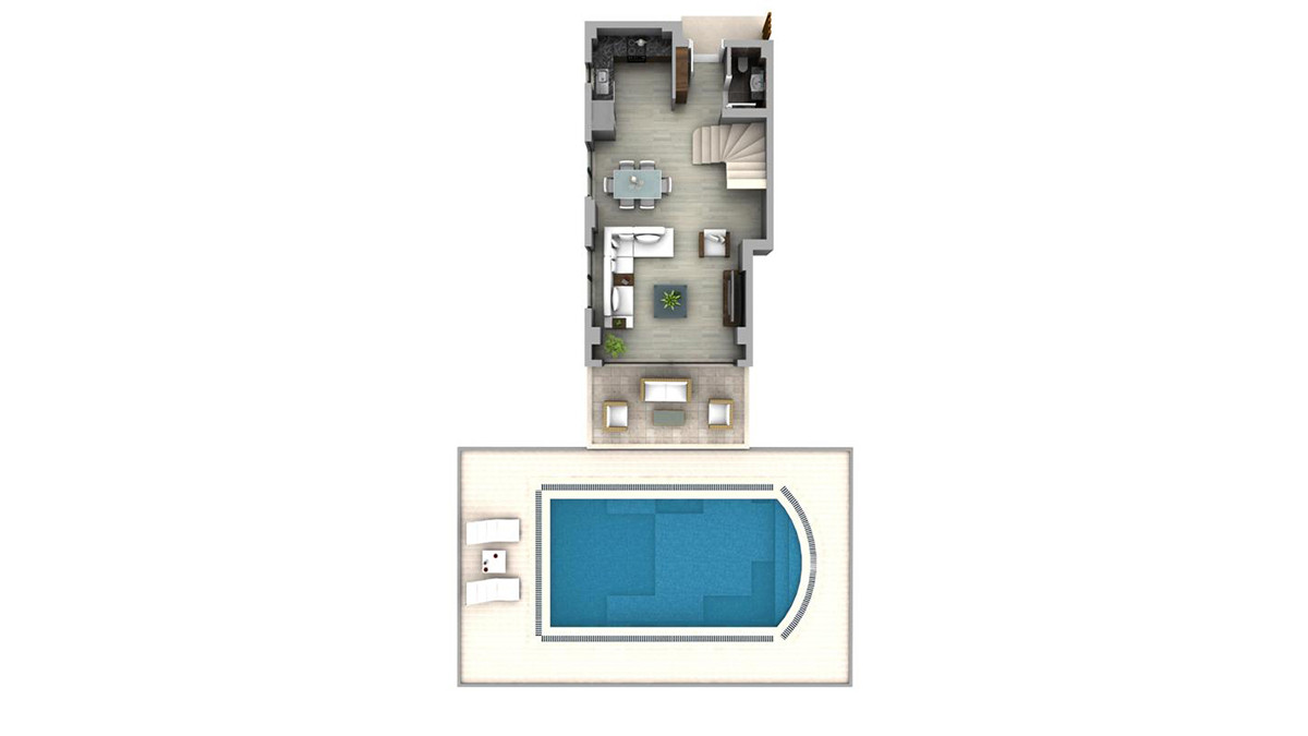 Detached Villas with Private Pool in Fethiye Town Center - 56652