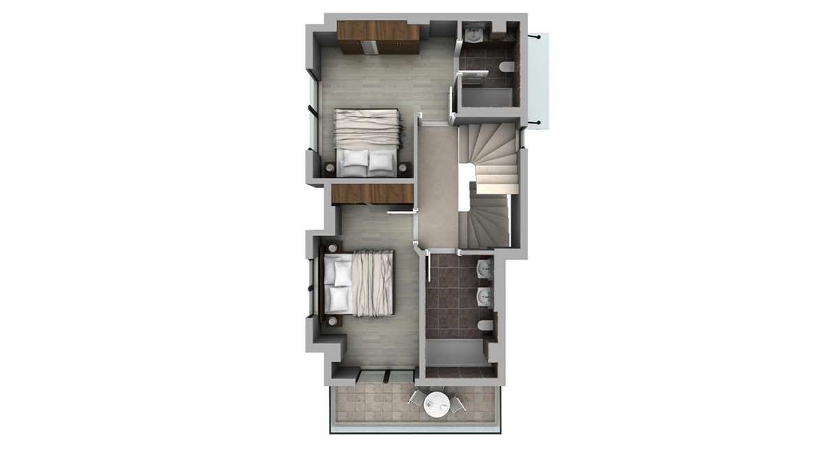 Detached Villas with Private Pool in Fethiye Town Center - 56654