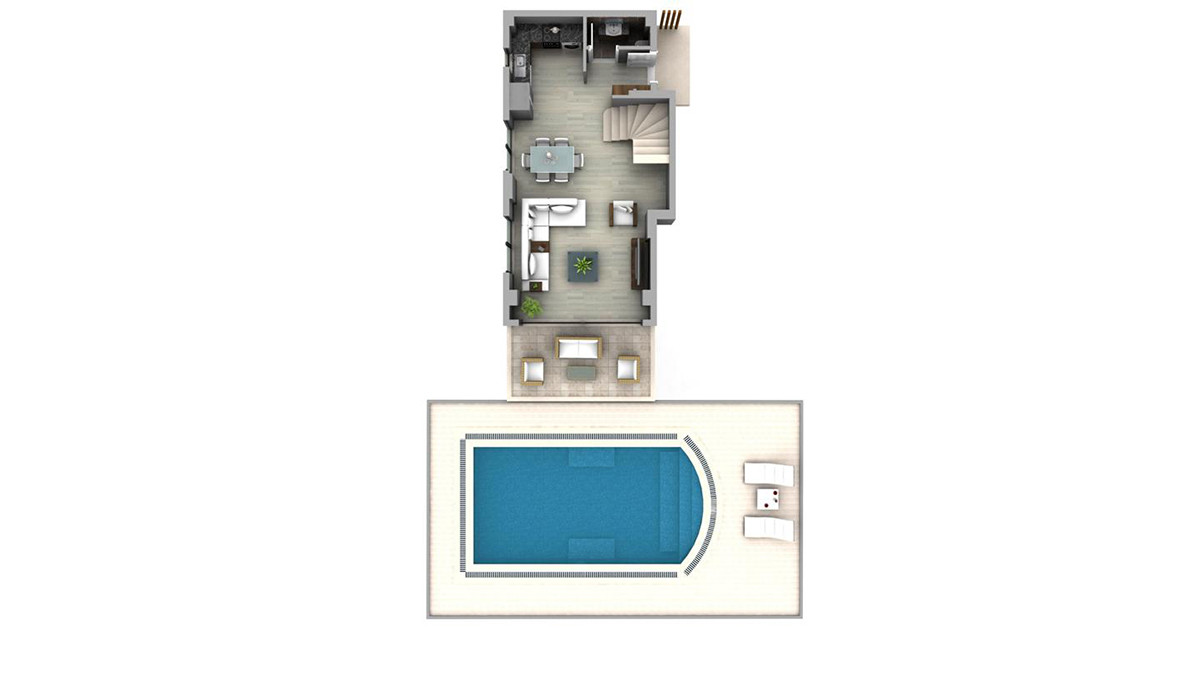 Detached Villas with Private Pool in Fethiye Town Center - 56657
