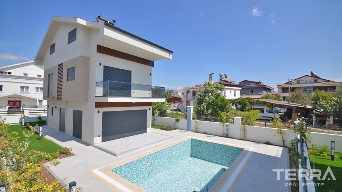 Detached Villas with Private Pool in Fethiye Town Center - 58292