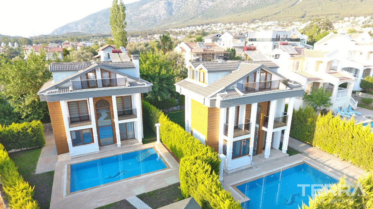 Resale 4-Bedroom Villa with Large Swimming Pool in Fethiye, Ovacık - 56705