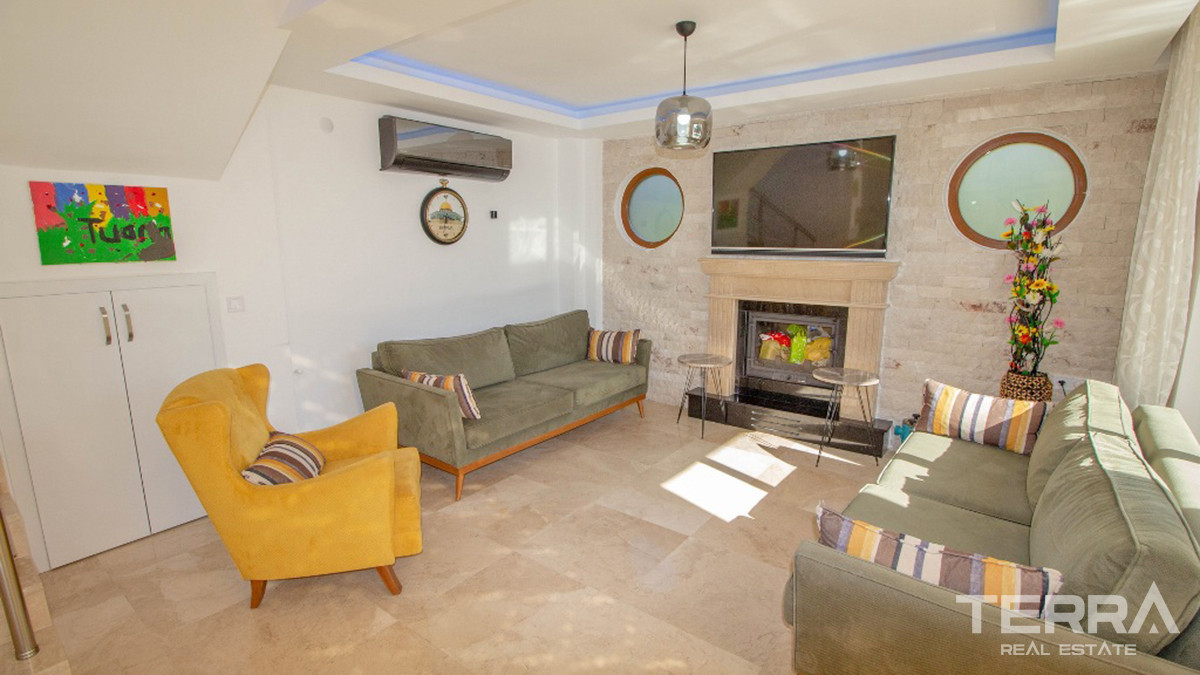 Resale 4-Bedroom Villa with Large Swimming Pool in Fethiye, Ovacık - 56718